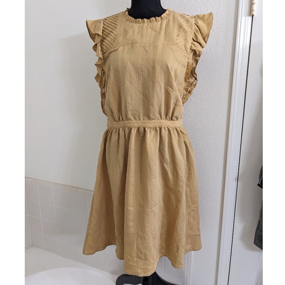 Vintage Club Monaco Flutter Sleeve Dress - Size 12